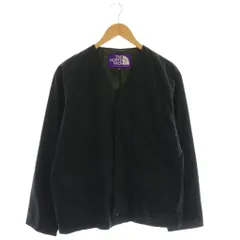 ノースフェイス パープルレーベル THE NORTH FACE PURPLE LABEL RHC Ron Herman別注 ノーカラージャケット M ブラック NP2116N /CX ■GY57