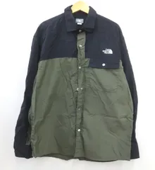 ★2483☆THE NORTH FACE ノースフェイス NR11961 L/S Nuptse Shirt ロングスリーブ ヌプシ シャツ　M