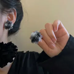 種類2：1点 不規則デザイン 925シルバー ピアス (T)