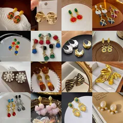 種類9：006893-1 925シルバー ピアス 耳飾り (T)