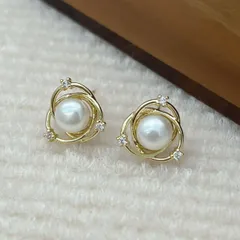 種類2：1点 パールピアス アクセサリー (T)