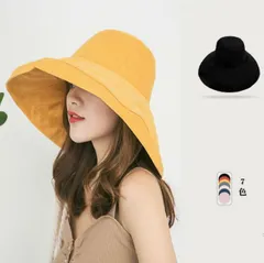 UVカット つば広 折りたたみサマーハット (T)