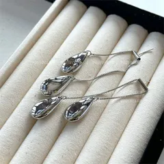 INSスタイル 耳飾り 水滴ピアス (T)