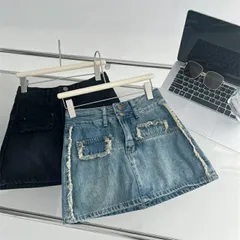 ミニスカート デニム タイトスカート Aライン おしゃれ スリム[K](T)