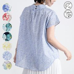 未使用に近い HUG O WaR リバティバタフライスリーブブラウス フリー 未使用に近い HUG O WaR リバティバタフライスリーブブラウス フリー