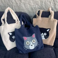 猫ファートートバッグ　大容量 (T)