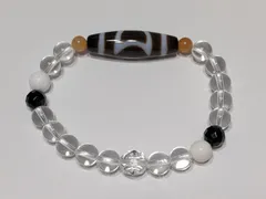 パワーストーン　天然石　ブレスレット　天珠　No.44日月　17cm　No.425