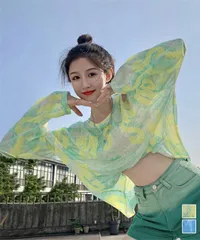 シアートップス 長袖レディースカットソー (T)