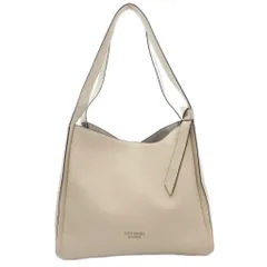 ケイトスペード KATE SPADE ノット ラージ トートバッグ ロゴ 肩掛け レザー アイボリー /AE