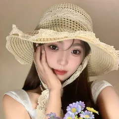 UVカット麦わら帽子 (T)