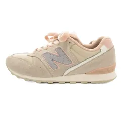 ニューバランス NEW BALANCE 996 スニーカー 23cm シューズ ロゴ ローカット グレー ピンク WL996AA  /AE
