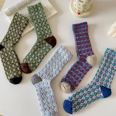 種類5：D/1点 コットン秋冬ビンテージソックス (T)