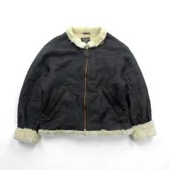US AIR FORCE 90s Aviation Co B-3 Shearling Flight Jacket シープスキン ムートン フライトジャケット XL ブラウン 羊革 ボア