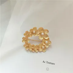 種類1：5点セット ブローチ スカーフクリップ ピン アクセント (T)