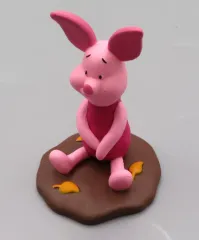 【中古】トレーディングフィギュア ピグレット(ふて腐れ) 「くまのプーさん ファニーフェイス」