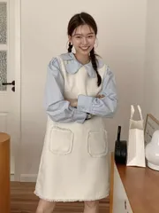 種類3：M/ワンピース シャツ + ワンピース セット (T)