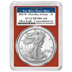 2024年 1ドル アメリカン シルバー イーグル PCGS MS70 FDOI バイデン