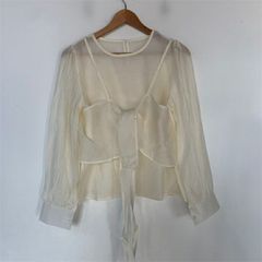 lissi Boutique シアーブラウス ラメ 4331 - メルカリ