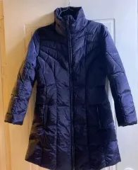 正規品 MAX MARA マックスマーラ ネイビー ロング ダウン アウター