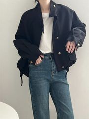 CAPRICIEUX LE'MAGE バルーンレザージャケット BROWN - メルカリ
