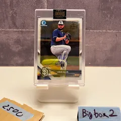 2018 Topps Bowman Chrome Prospect Logan Allen 31/57 直筆サインカード San Diego Padres Archives Signature Series  カード