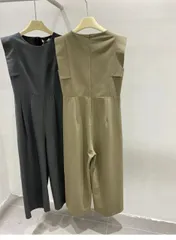 サロペット ジャンプスーツ カジュアル オールインワン デザイン[K](T)