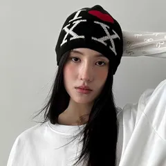 ニットキャップ　ビーニー　レディース (T)