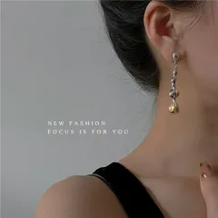 ピアス アクセサリー メタル デザイン Sポスト レディース  韓国 ファッション 雑貨 かわいい おしゃれ 北欧 送料無料 [K] (T)