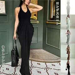 新作限定SALE ワンピース ロングスカート ジャンパースカート (T)