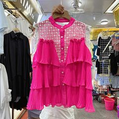 新品値引08mab キナリ*背ギャザーAラインシャツチュニック 麻 1065 