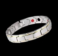 【B02】ブレスレット　アクセサリー　メンズ　シルバー　ファッション　19cm