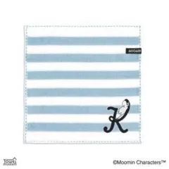 【新品・3営業日で発送】タオル美術館(Towel Museum) 【ムーミン】 タオルハンカチ イニシャルステッチ ムーミン (47-0290070-BK)【入数:2】
