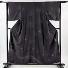 洛楽人工房 五虫技法 落款入 訪問着 正絹 X563 1549530.jpg