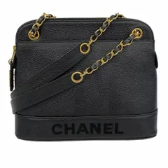 シャネル(Chanel) シャネル ショルダーバッグ チェーンショルダー キャビアスキン ブラック レディース