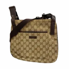 グッチ(Gucci) グッチ ショルダーバッグ GGキャンバス 122793 キャンバス ブラウン レディース