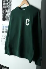 (M) COVERNAT カバーナット スウェット Tシャツ グリーン オールドスクール-1675B