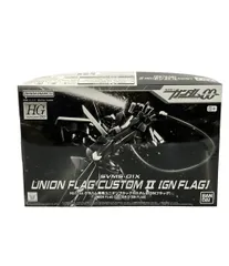美品 バンダイ 機動戦士ガンダム00 HG 1/144 グラハム専用ユニオンフラッグカスタムII（GNフラッグ） プラモデル