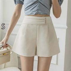 QUNG)Toujours belt short pt ベージュ - メルカリ