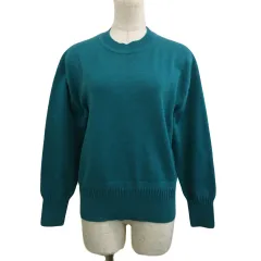 アーバンリサーチ ドアーズ URBAN RESEARCH DOORS FORK&SPOON セーター ニット プルオーバー クルーネック リブ ウール 長袖 1 緑 青 グリーン ブルー