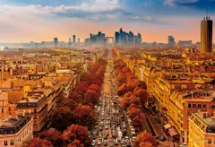 新品 やのまん(Yanoman) 【日本製】1000ピース ジグソーパズル コンパクトピース 世界の風景 シャンゼリゼ通りとパリ眺望 (フランス) (26ｘ38cm) 13-16 ピース請求ハガキ のり付き へら付き サービスカード付 ジグソーパズルのトリセツ