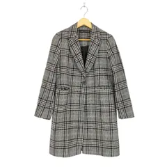 ザラ ZARA WOMEN チェック柄1Bチェスターコート レディース  S