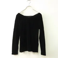 マイストラーダ Mystrada ベロアロンT 38 ブラック┃カットソー Tシャツ トップス ブラウス【2400014742251】のサムネイル