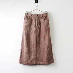 サマンサモスモス Samansa Mos2 SM2 コーデュロイストレートスカート F‖ピンクベージュ ボトムス ロング Aライン【2400014742503】
