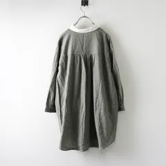 サマンサモスモス Samansa Mos2 SM2 柄アソートクレリックシャツチュニック F‖ブラック系 トップス ロング ブラウス【2400014742442】