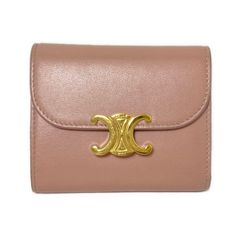 CELINE トリオンフ 三つ折り財布 ピンク（ノベルティ） - メルカリ