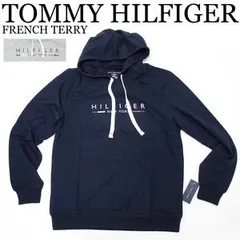 ★人気★TOMMY HILFIGER (トミーヒルフィガー)  パーカー プルオーバー 薄手 裏起毛 M~XLサイズ 2色 送料無料 09T4526