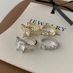 種類2：B イヤーカフ　レディース　金属風デザイン (T)