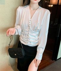 アーツアンドサイエンス 5分袖 半袖 ブラウス シャツ リネン - メルカリ