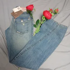 未着用 新品 USA製 トゥルーレリジョン デニム ズボン