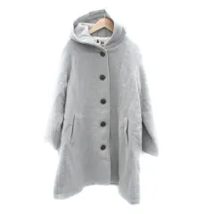 サマンサモスモス SM2 コート ロング丈 フード付き F グレー /HO5